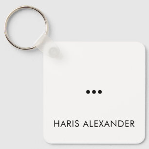 Grappige klantnaam gepersonaliseerd sleutelhanger