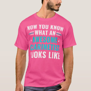 Grappige Klarinet Klarinettist Geweldige Klarinett T-shirt