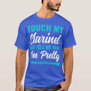 Grappige klarinet speler klarinettist raken mijn k t-shirt