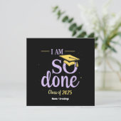 Grappige klas van 2025, ik ben zo klaar met Afstud Kaart (Staand voorkant)