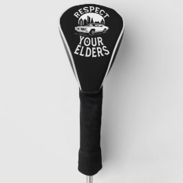 Grappige klassieke auto citaat golfheadcover