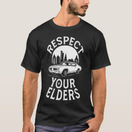 Grappige klassieke auto citaat t-shirt