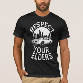 Grappige klassieke auto citaat t-shirt