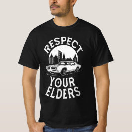 Grappige klassieke auto citaat t-shirt