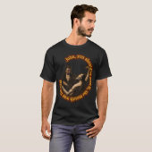 Grappige klassieke kunst sticker t-shirt (Voorkant volledig)