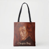 Grappige klassieke muziek "Chopin Bag" Piano Compo Tote Bag (Voorkant)