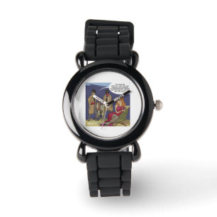 Grappige Klassieke Relatie Cartoon Horloge