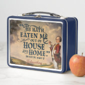 Grappige klassieke retro "uit huis gegeten" Quote (In situ)