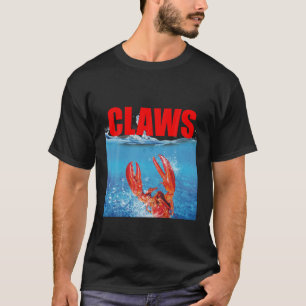 Grappige Klauwen Lobster T Shirt Krab Vissen Maine