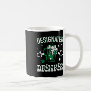 Grappige Klaver Ierse Aangewezen Drinker St. Patty Koffiemok