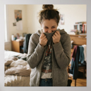 Grappige kleding snuiftest relate poster