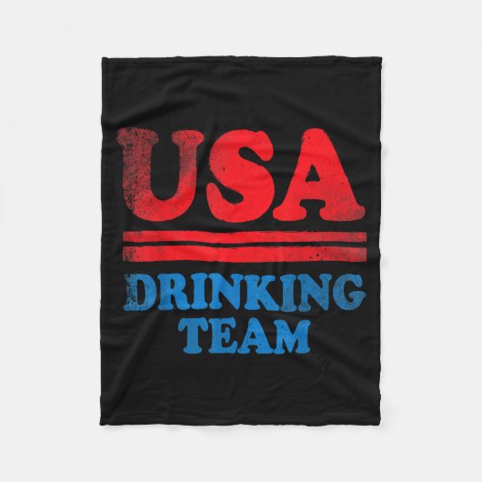 Grappige kleding voor Onafhankelijkheidsdag USA Dr Fleece Deken (Voorkant)