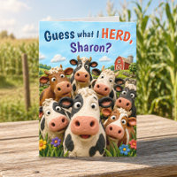 Grappige Klei Stijl Koe Kudde Boerderij Puns Verja