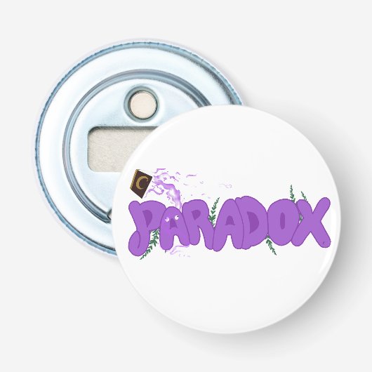 grappige kleine flesopener button flesopener (Voorkant)