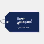 Grappige kleine geesten Halloween Custom Cadeaulabel (Achterkant Horizontaal)