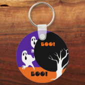 Grappige kleine geesten Halloween Gift Sleutelhanger (Voorkant)