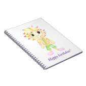 Grappige kleine gember jongen notitieboek (Rechterzijde)