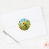 Grappige kleine hommel sticker (Envelop)
