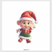 Grappige kleine Kerstman