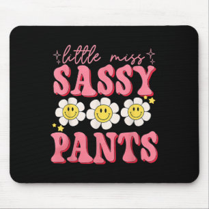 Grappige kleine Miss Sy broek terug naar school me Muismat
