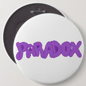 Grappige kleine paradox speld ronde button 6,0 cm (Voorkant /achterkant)