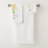Grappige kleine roodharige jongen bad handdoek (Insitu)