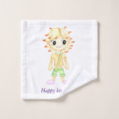 Grappige kleine roodharige jongen bad handdoek (Wasdoekje)