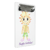 Grappige kleine roodharige jongen mini klembord (Schuin)