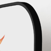 Grappige kleine roodharige jongen pickleball paddle (Links Detail)