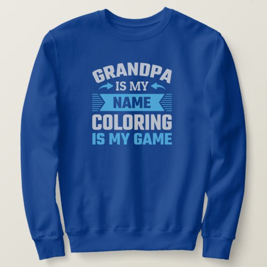 Grappige kleur-grootvader trui (Design voorkant)