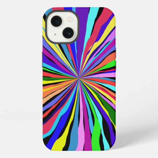 Grappige Kleuren iPhone Hoesje (Achterkant)