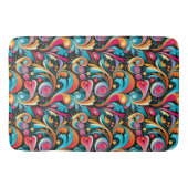 Grappige kleurliefhebbers patroon betegeld badmat (Voorkant)