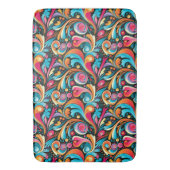 Grappige kleurliefhebbers patroon betegeld badmat (Voorkant Verticaal)