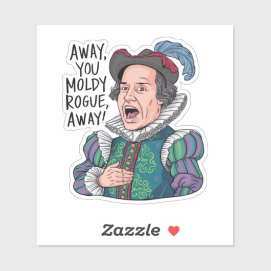 Grappige kleurrijke citaat beledigen Humor Sticker (Vel)