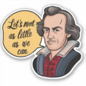 Grappige kleurrijke citaat beledigen Humor Sticker (Voorkant)