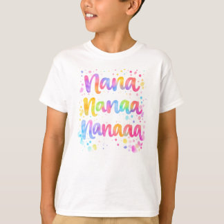 Grappige Kleurrijke Dromerige Quote Verfspatten Re T-shirt