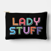 Grappige kleurrijke grillige dame meisje dingen etui (Voorkant)