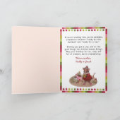 Grappige kleurrijke hoop dat je Feline Cat Christm Feestdagen Kaart (Binnen)