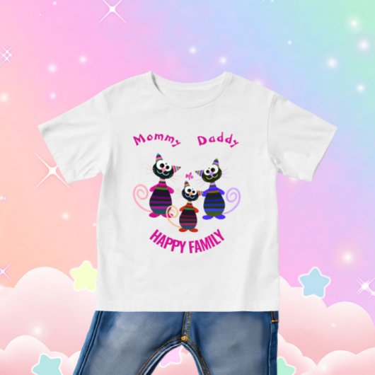 Grappige kleurrijke katten