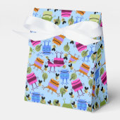 Grappige Kleurrijke Kikkers en Hommels Bedankdoosjes (Voorkant Zijde)