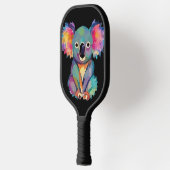 Grappige Kleurrijke Koala Beer Water Kleurstijl Pickleball Paddle (Links)