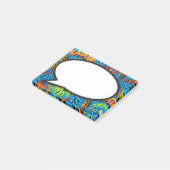 Grappige Kleurrijke Moderne Comic Book Speech Bubb Post-it® Notes (Schuin)