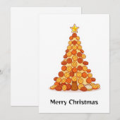 Grappige Kleurrijke Moderne Stijlvolle Prettig Ker Feestdagenkaart (Voorkant / Achterkant)