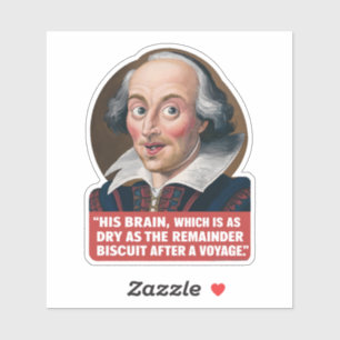 Grappige kleurrijke quote slimme belediging Humor Sticker