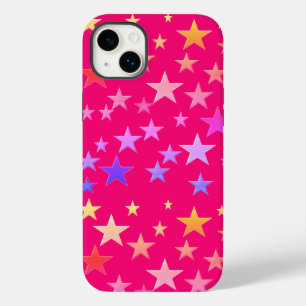 Grappige, kleurrijke sterren roze Hoesjes