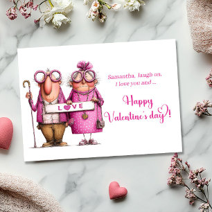 Grappige Kleurrijke Valentijn Sarcasme Liefdes Kop Feestdagenkaart