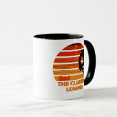 Grappige klim vader cadeaus mok (Voorkant rechts)