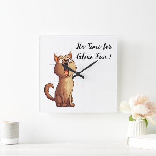 Grappige klok voor kattenliefhebbers (Huis)