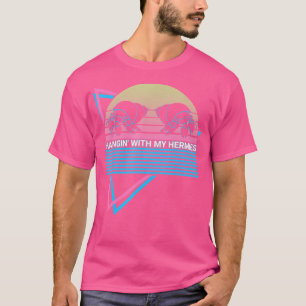 Grappige kluizenaarskrab die met mijn hermies hang t-shirt