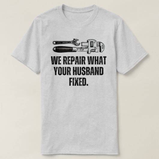Grappige Klusjesman T-shirt (Design voorkant)